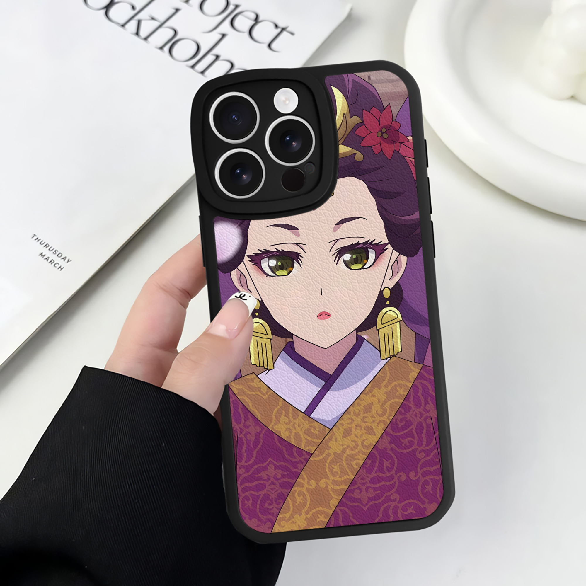 薬屋のひとりごと The Apothecary Diaries 【iPhone 16シリーズ対応】シリコンスマホケース（レザー調） 材質：シリコン